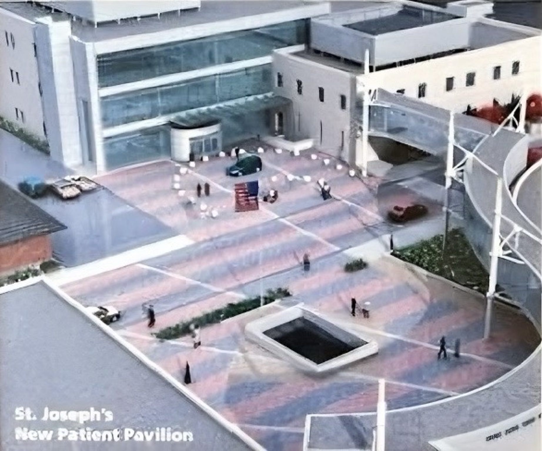 overhead view of St. Joseph's New Patient Pavilion