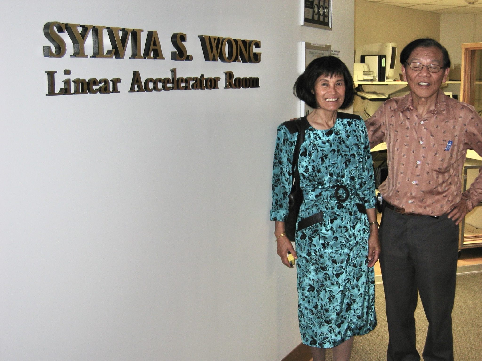 St. Joseph’s Medical Center Names Linear Accelerator Room After Sylvia Wong